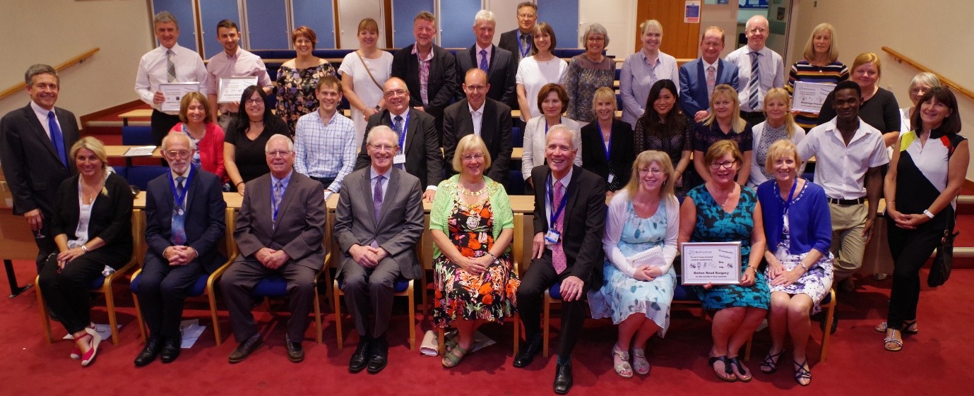 The Lord Lieutenant of East Sussex,The Mayor of Eastbourne, together with Medi Tech Trust Trustees, volunteers and surgery representatives